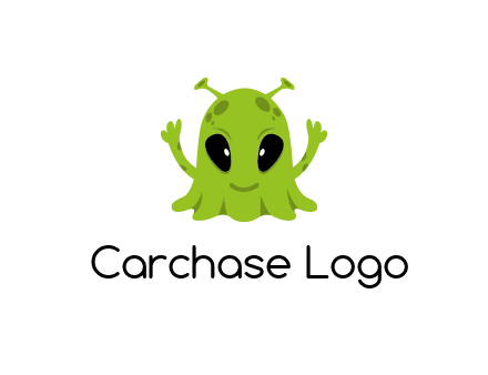 alien character logo