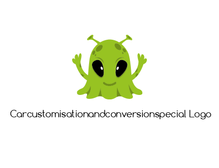 alien character logo