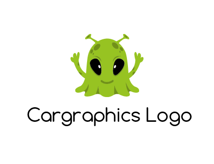 alien character logo