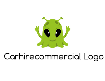 alien character logo