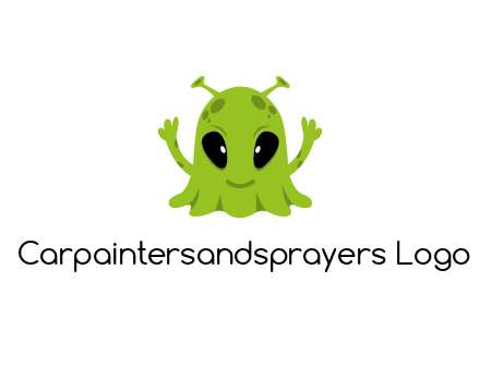 alien character logo