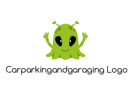 alien character logo