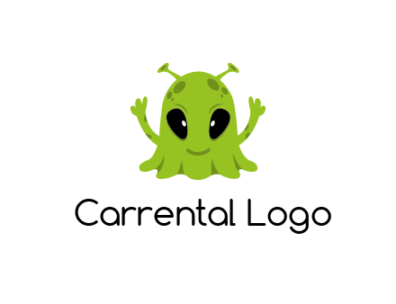 alien character logo