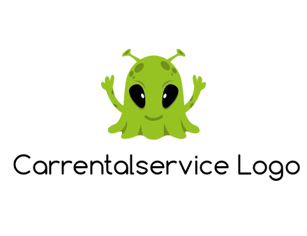 alien character logo