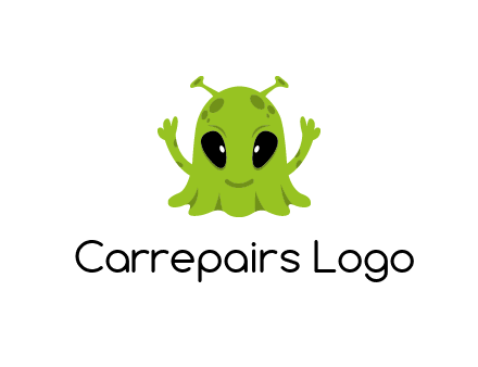 alien character logo