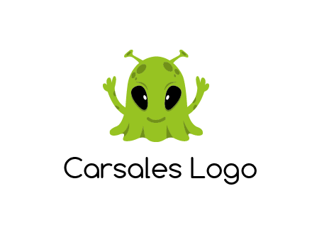 alien character logo