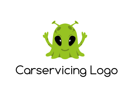 alien character logo