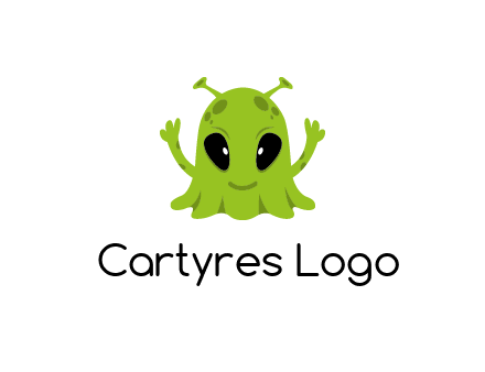 alien character logo