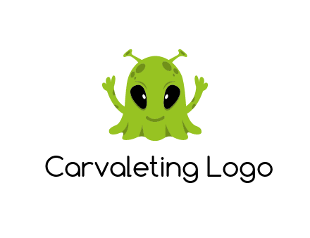 alien character logo