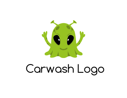 alien character logo