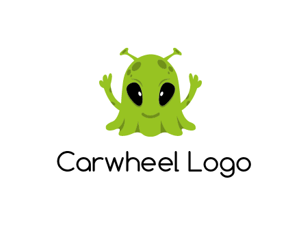 alien character logo