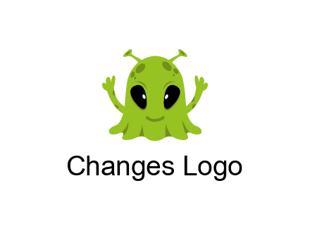 alien character logo