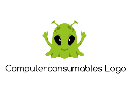 alien character logo