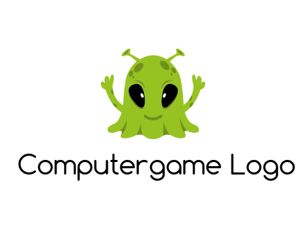alien character logo