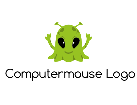 alien character logo