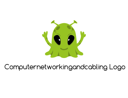 alien character logo