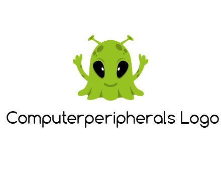 alien character logo