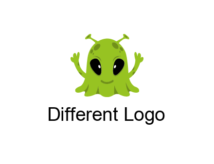 alien character logo