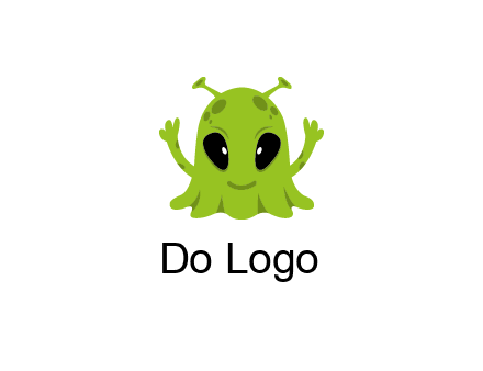 alien character logo