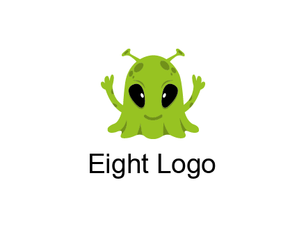 alien character logo