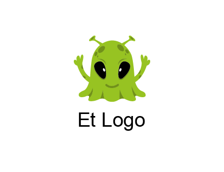 alien character logo