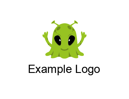 alien character logo