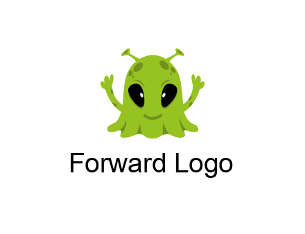alien character logo