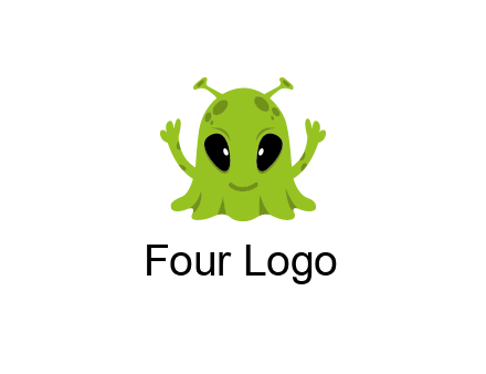 alien character logo