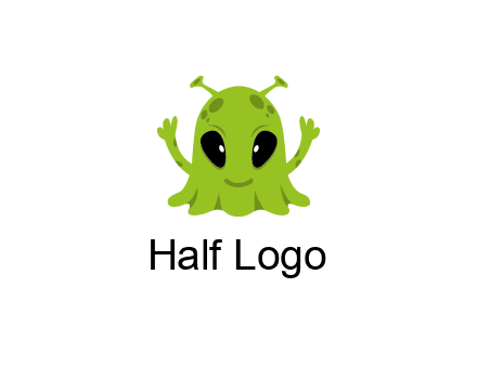 alien character logo