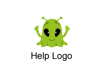 alien character logo