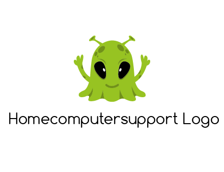 alien character logo