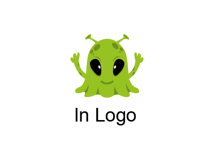 alien character logo