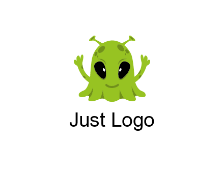 alien character logo