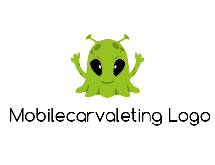 alien character logo
