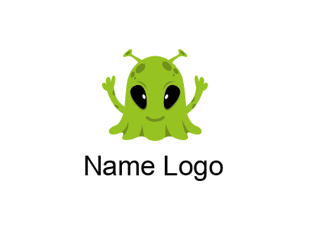 alien character logo