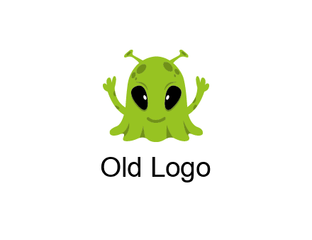 alien character logo