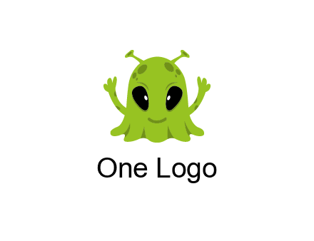 alien character logo