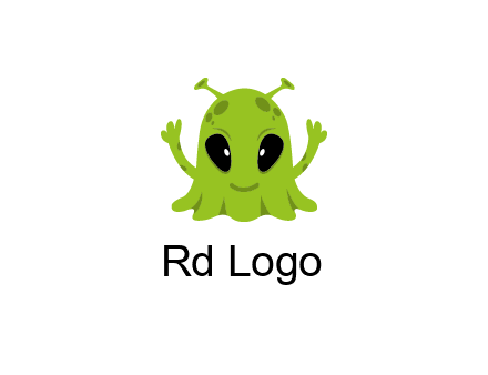 alien character logo