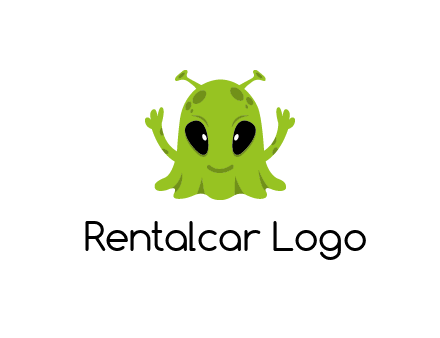 alien character logo