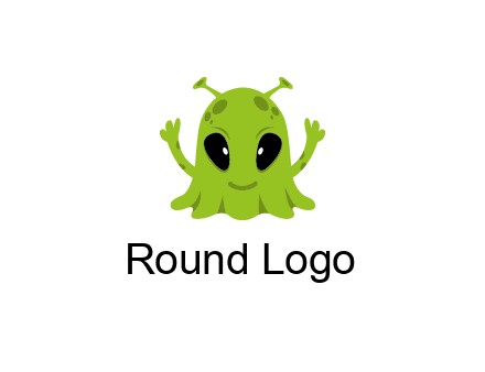 alien character logo