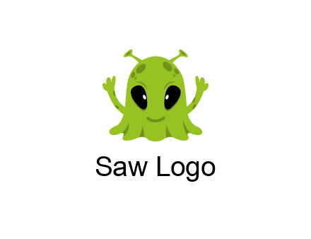 alien character logo
