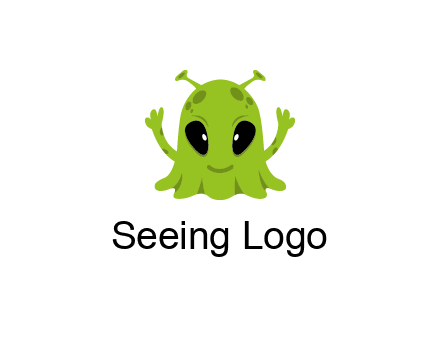 alien character logo