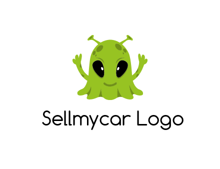 alien character logo