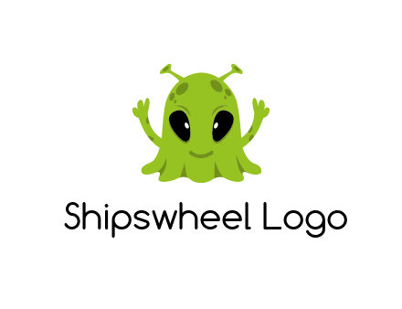 alien character logo