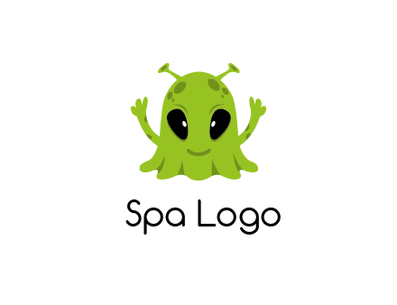 alien character logo