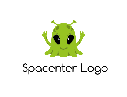 alien character logo
