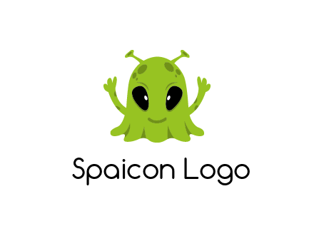 alien character logo