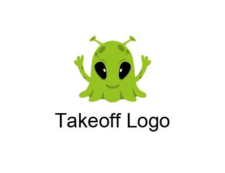 alien character logo