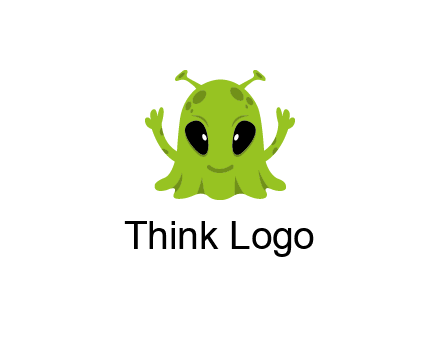 alien character logo