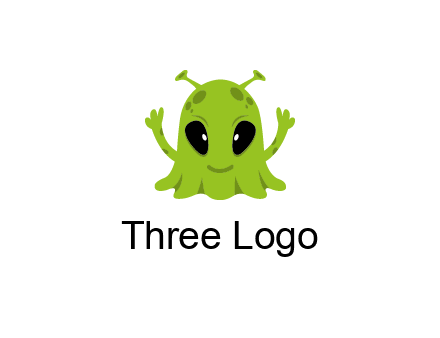 alien character logo